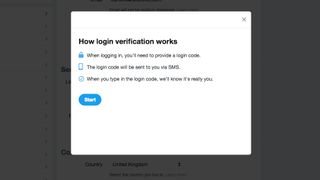 Setting up login verification
