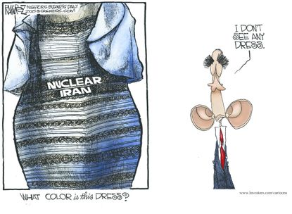 Obama cartoon World Iran nuclear