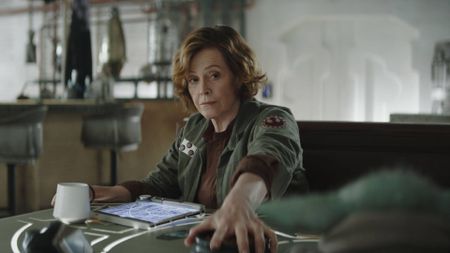 Sigourney Weaver as Colonel Ward in The Mandalorian and Grogu