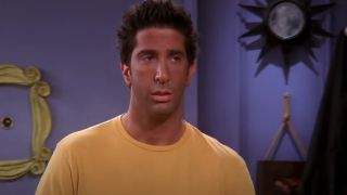 Ross with his tan in Friends.