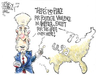 Political cartoon