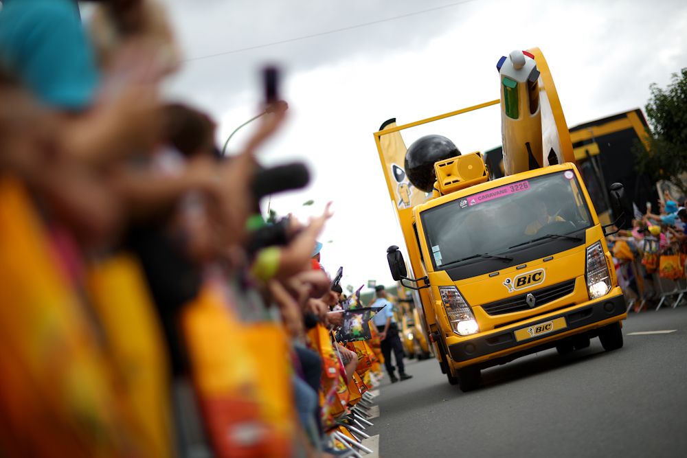 Everything Bic is big at the Tour de France