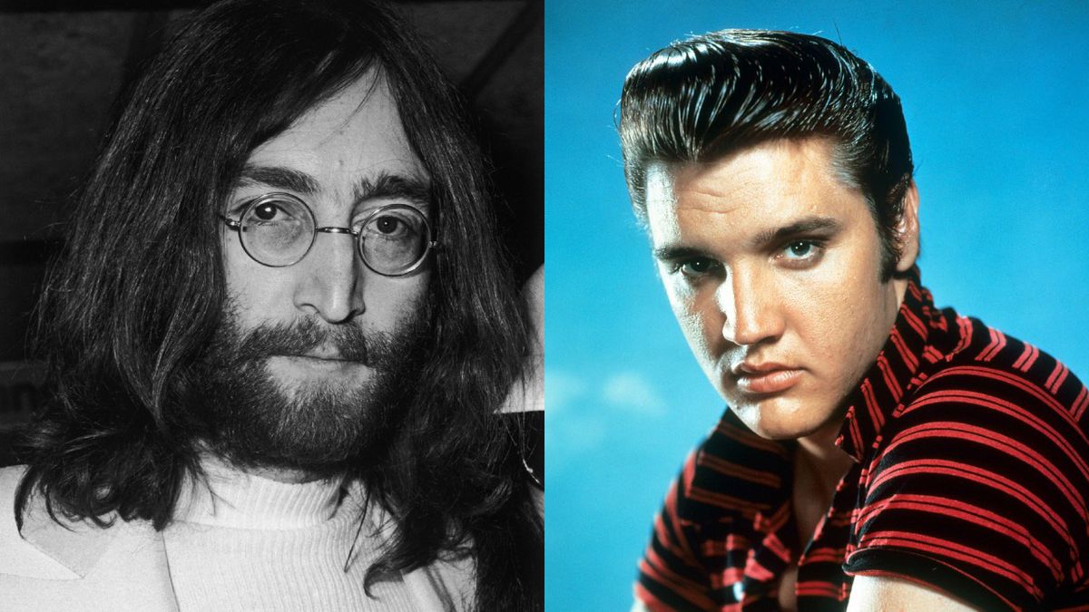 John Lennon and Elvis Presley