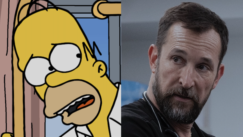 Side by side: Worried Homer in Episode 800 of The Simpsons, Dr. Robby during surgery in The Pitt Season 2