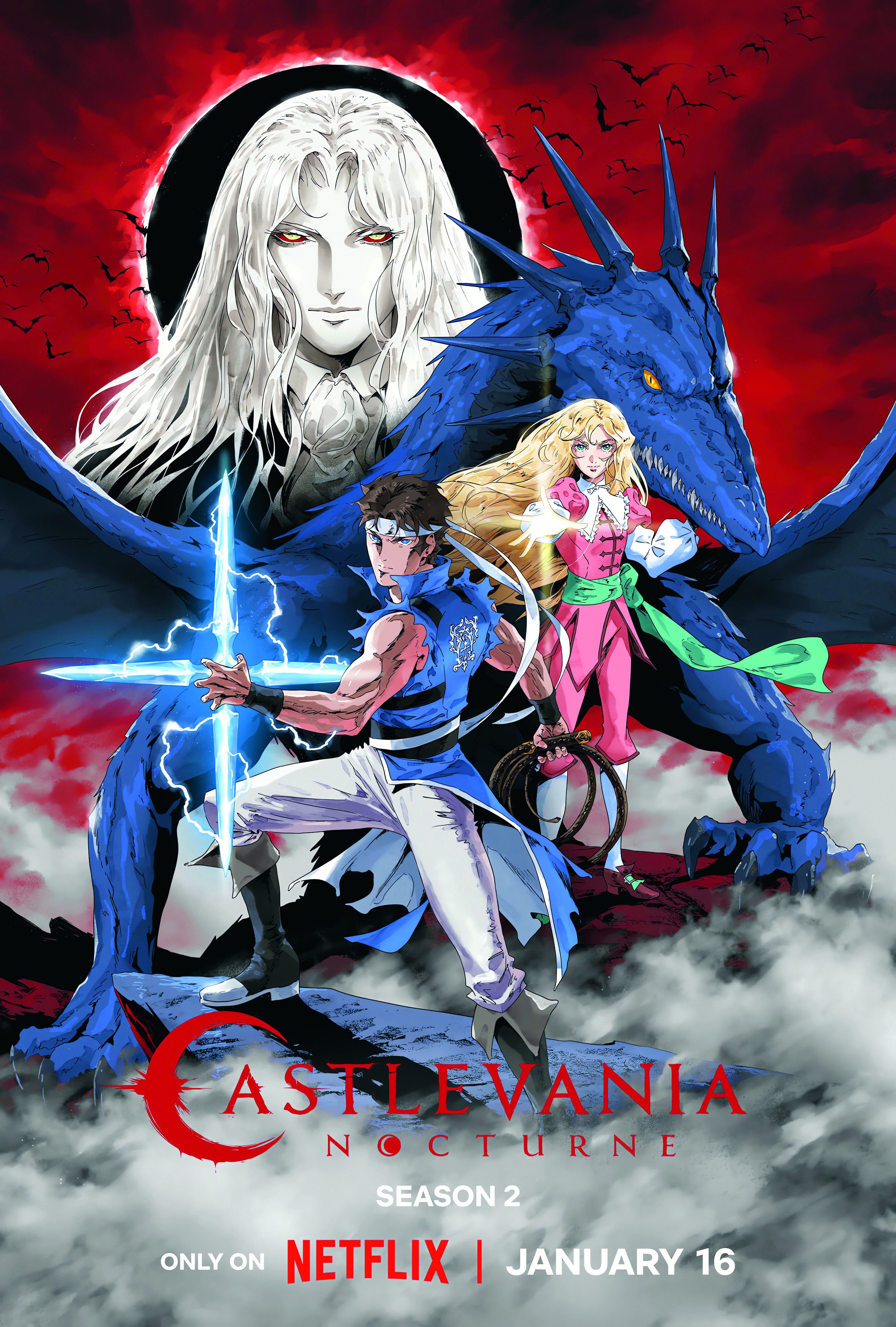 Art from the Netflix anime series Castlevania: Nocturne