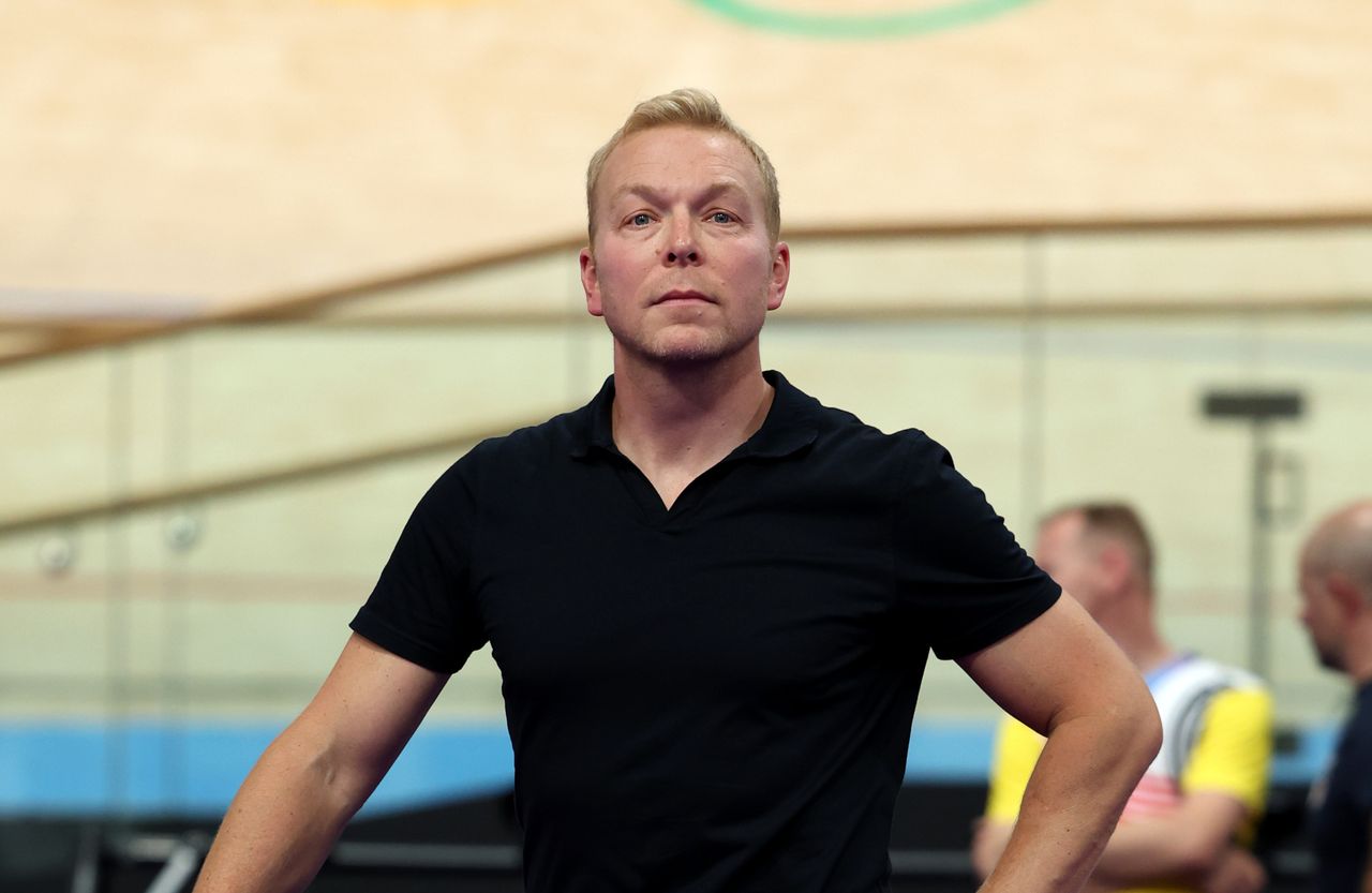 Chris Hoy at the Paris Olympics