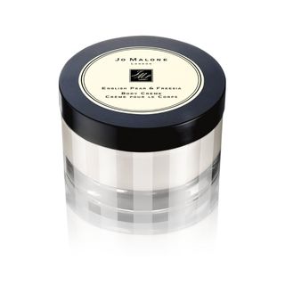 A 175ml jar of Jo Malone English Pear & Freesia Body Creme.