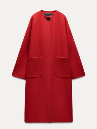 Manteco Wool Blend Coat Zw Collection