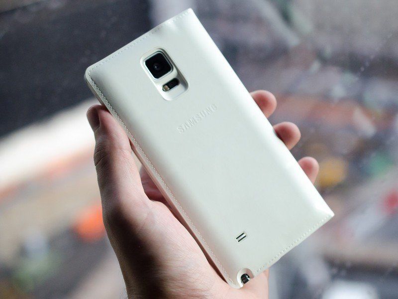 Galaxy Note 4 Qi charging back