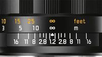 Leica Noctilux-M 50mm f/1.2 distance focus scale