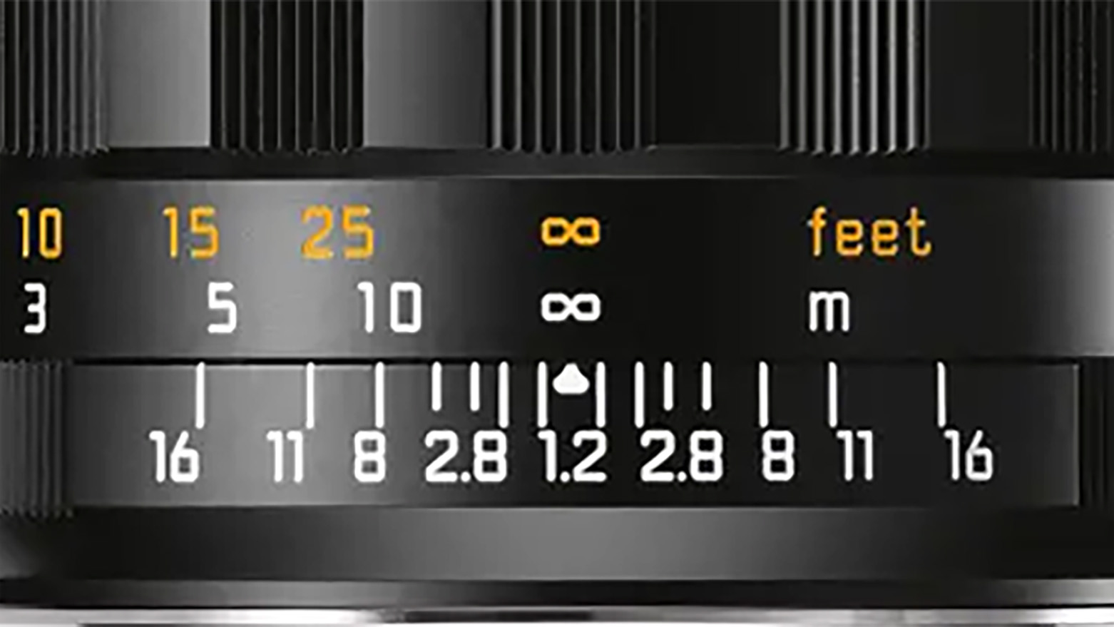 Leica Noctilux-M 50mm f/1.2 distance focus scale