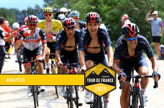 Ineos Grenadiers at the 2021 Tour de France