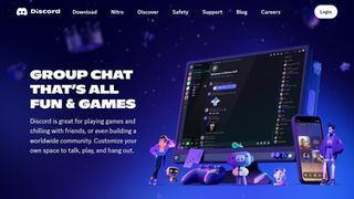 Discord website screenshot.