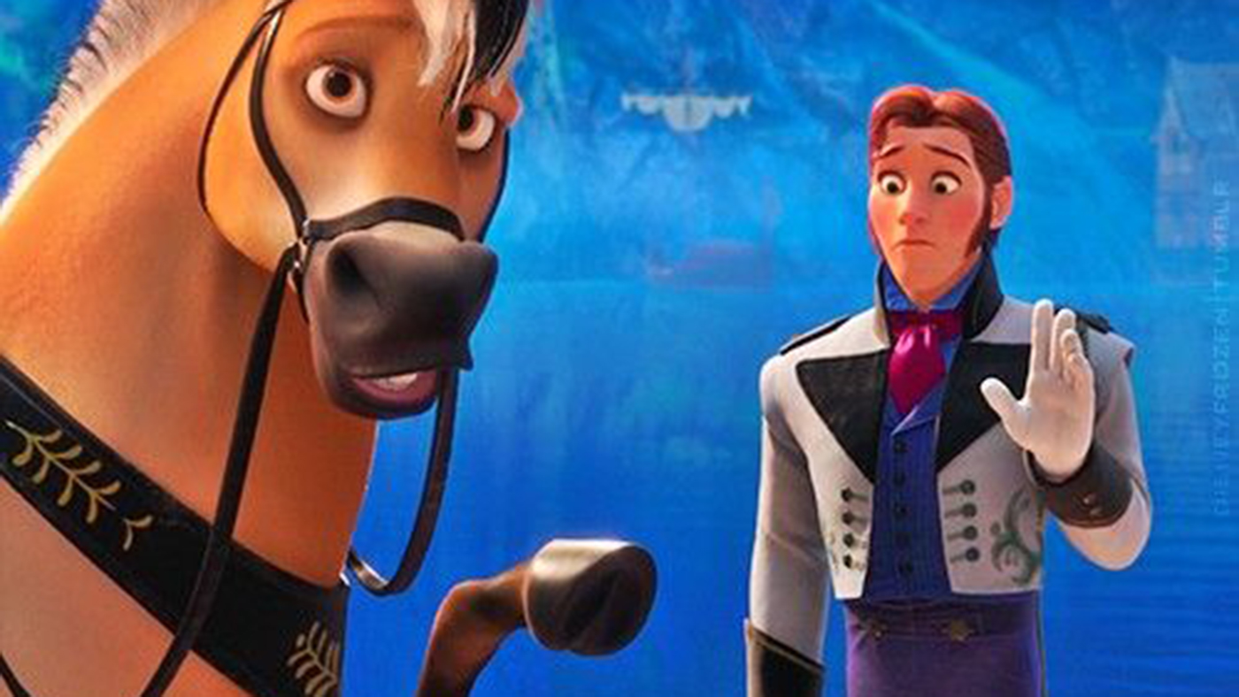 Horses in Frozen