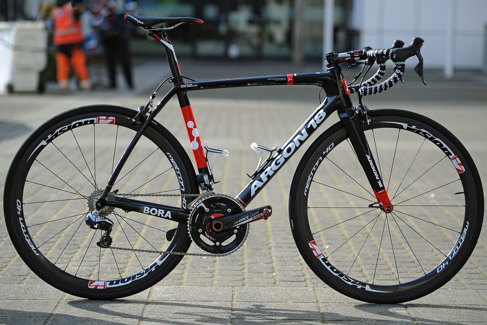 Bora-Argon 18 with special edition Gallium's for Paris-Roubaix