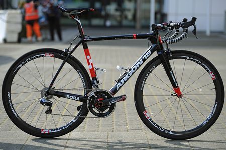 This is the bike that Scott Thwaites will be racing at Paris-Roubaix