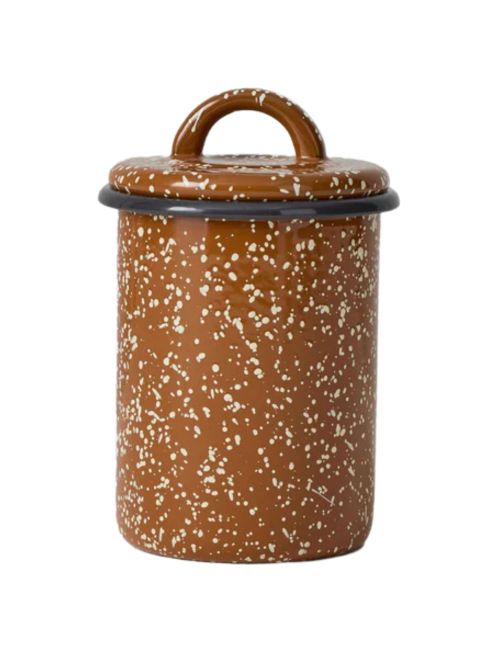 Speckle Enamel Storage Jar