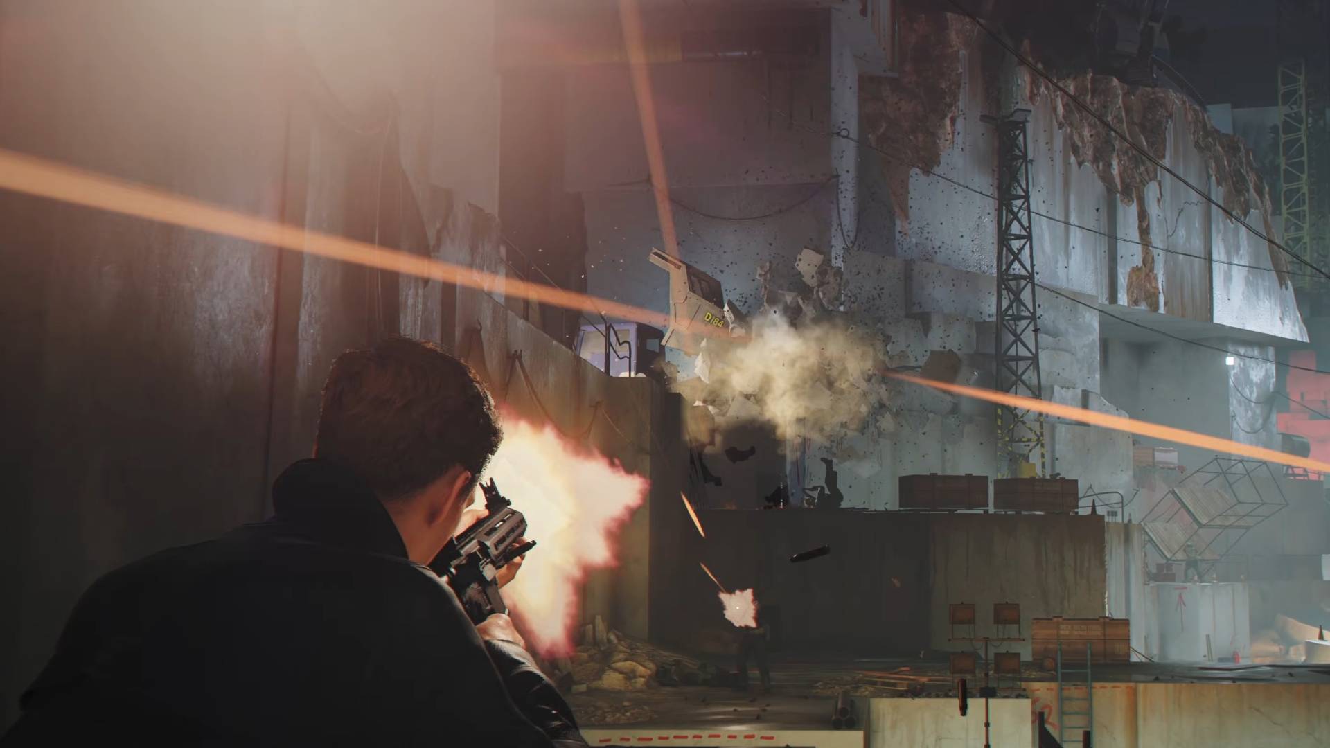 007 First Light James Bond shooting at enemies