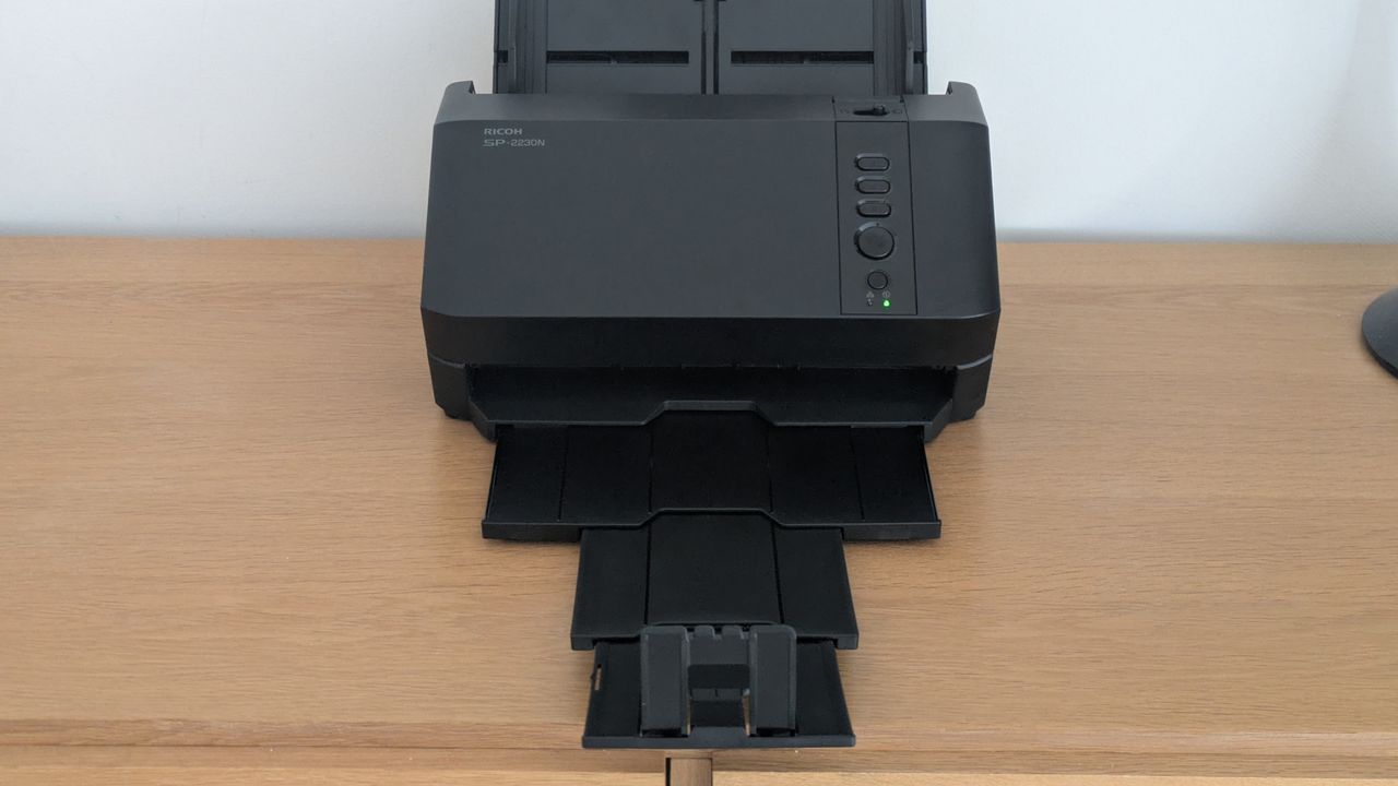 The Ricoh SP-2230N on a desk