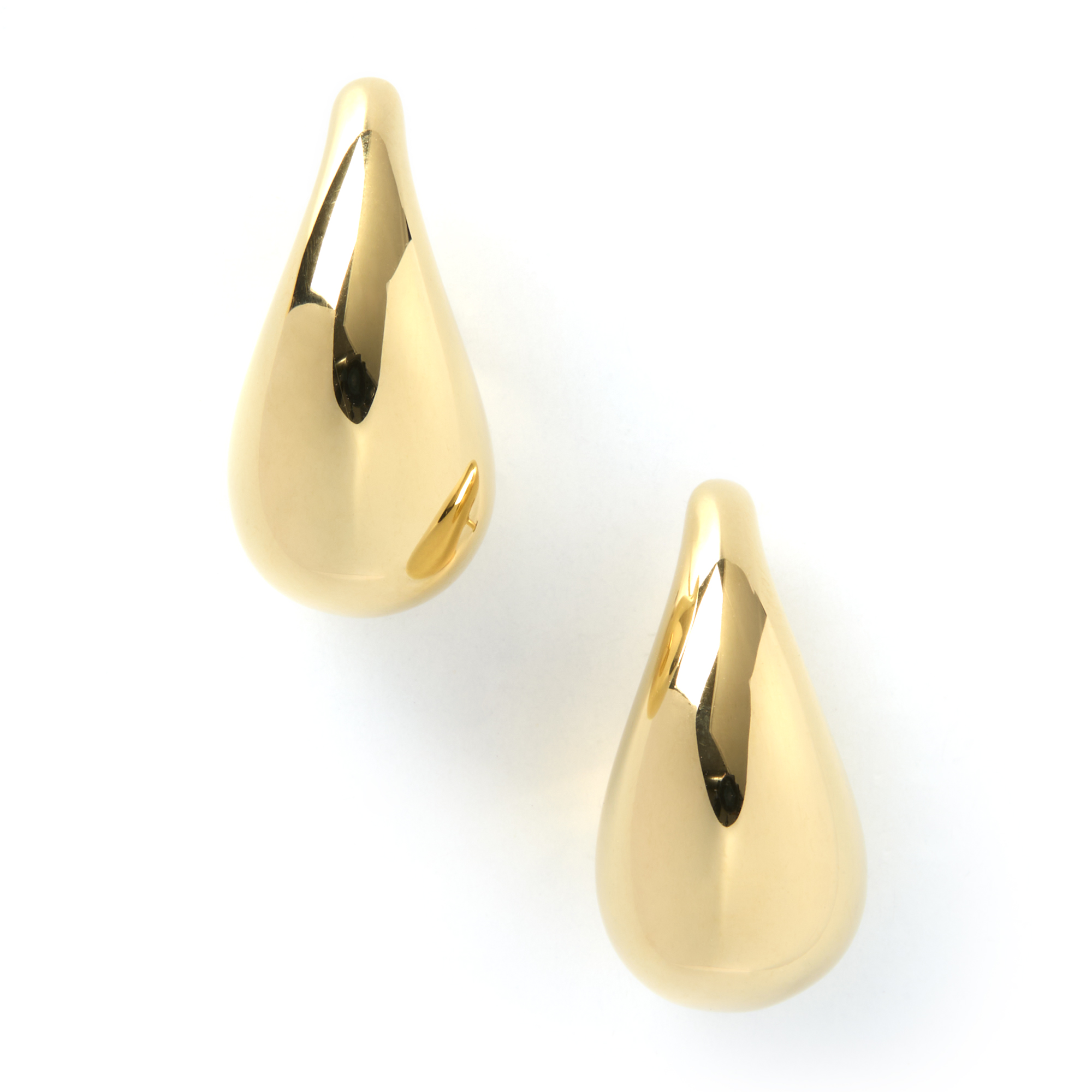 Toscano Teardrop Studs, 14k Yellow Gold