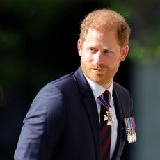 Prince Harry attends the Invictus Games Foundation 10th Anniversary Service in 2024