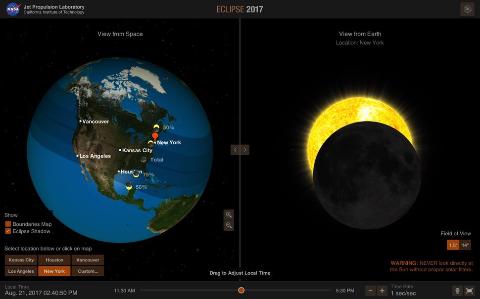 Visualize the Total Solar Eclipse with NASA's 3D App Live Science