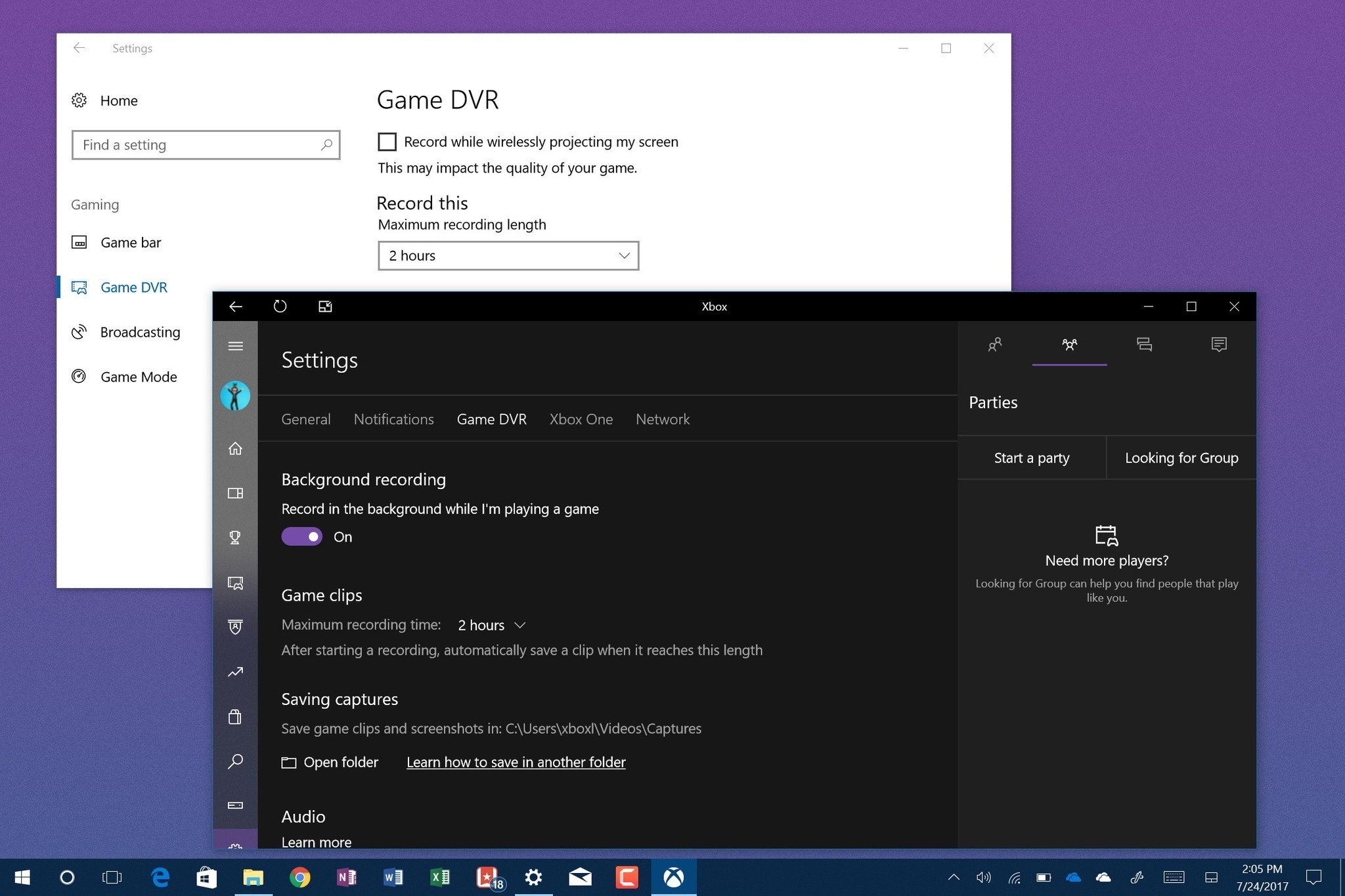 How to limit the time of gaming on a computer with Windows 10