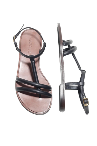 Mie Black Sandals