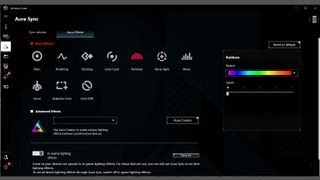 ASUS ROG NUC 970 Armoury Crate Aura Sync.
