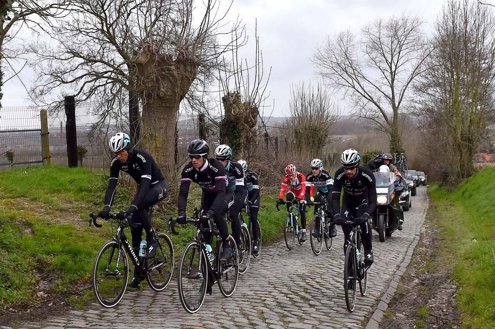 Studying the climbs on the Tour of Flanders route is vital