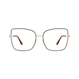 Oversized thin framed round eyeglasses