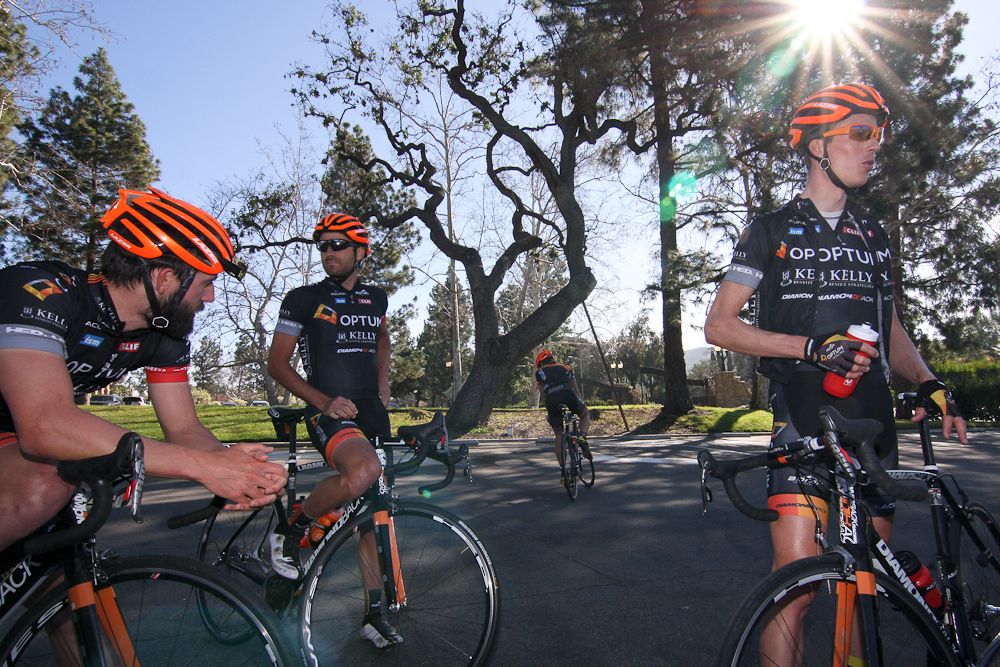 The sun shined everyday of camp for Optum.