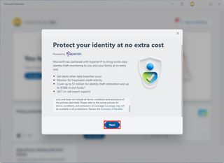 Defender Experian wizard