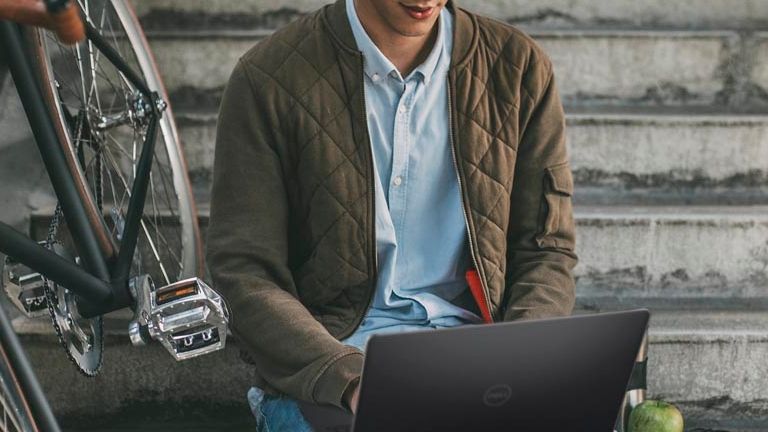 Person using computer