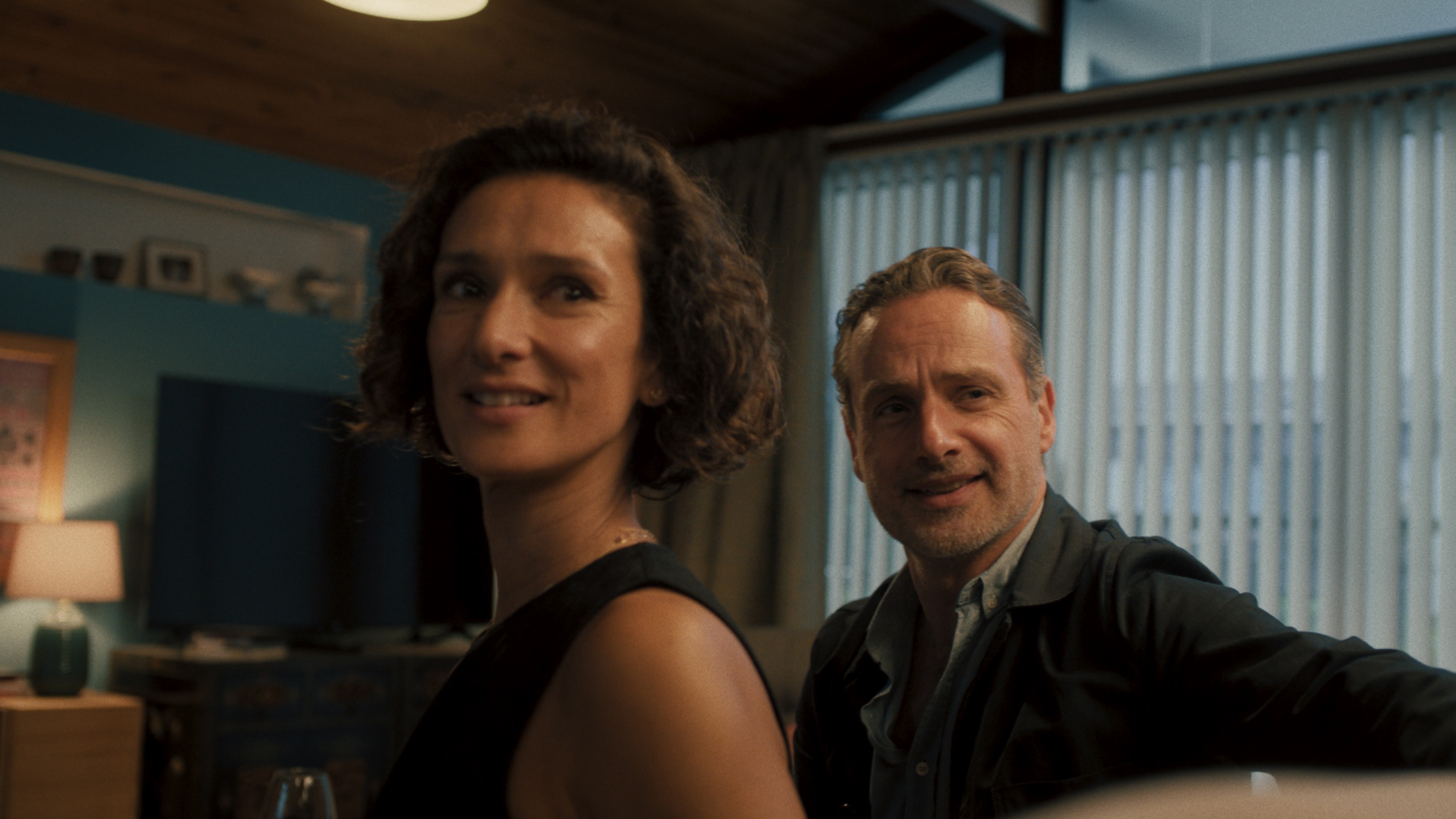 Fiona (Indira Varma) and her husband John (Andrew Lincoln)