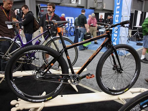 Independent Fabrications showed off this stunning Factory Lightweight mountain bike hardtail.