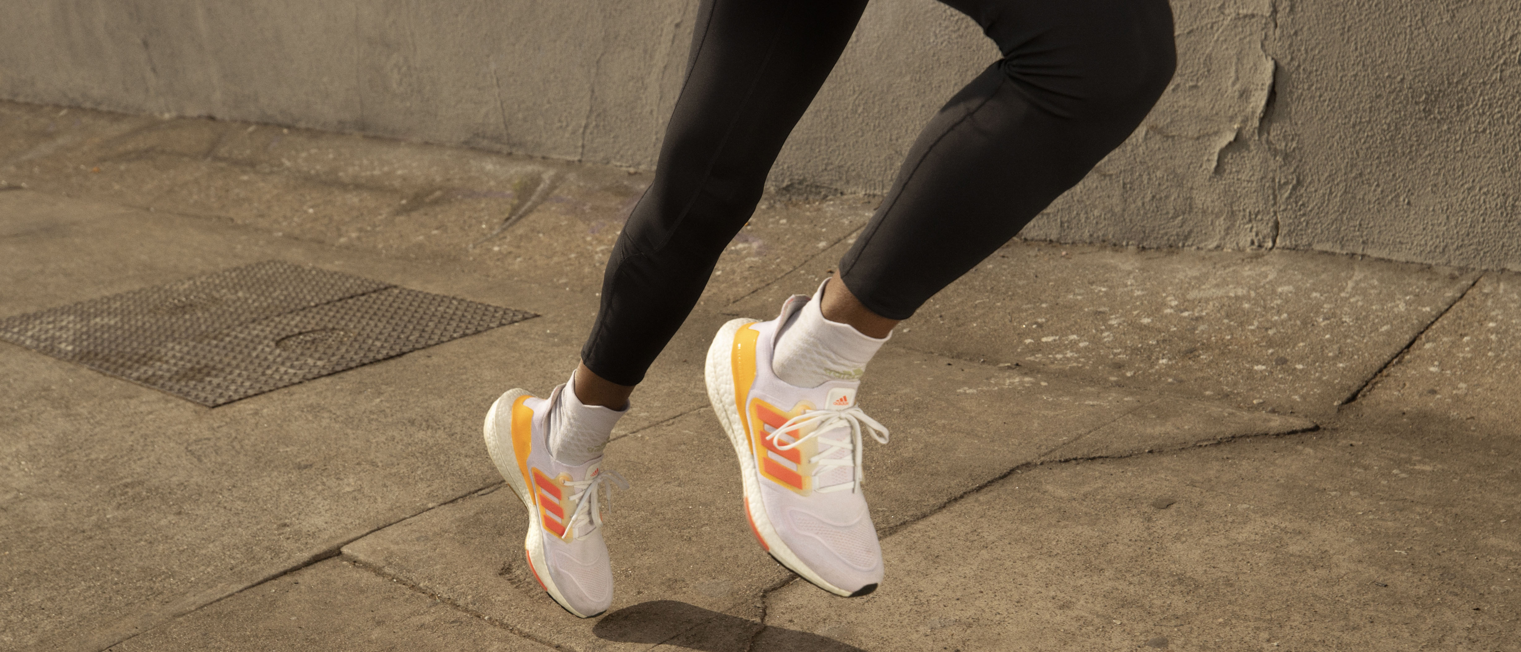 Womens adidas Ultraboost 1.0 Athletic Shoe - Off White / Gold Metallic |  Journeys