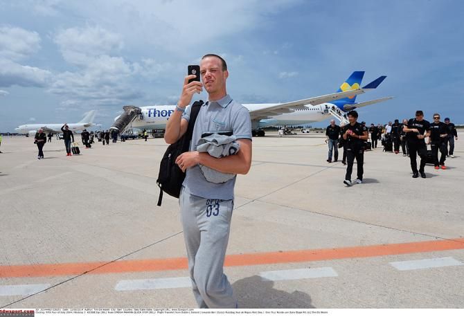 Iljo Keisse captures his arrival in Italy
