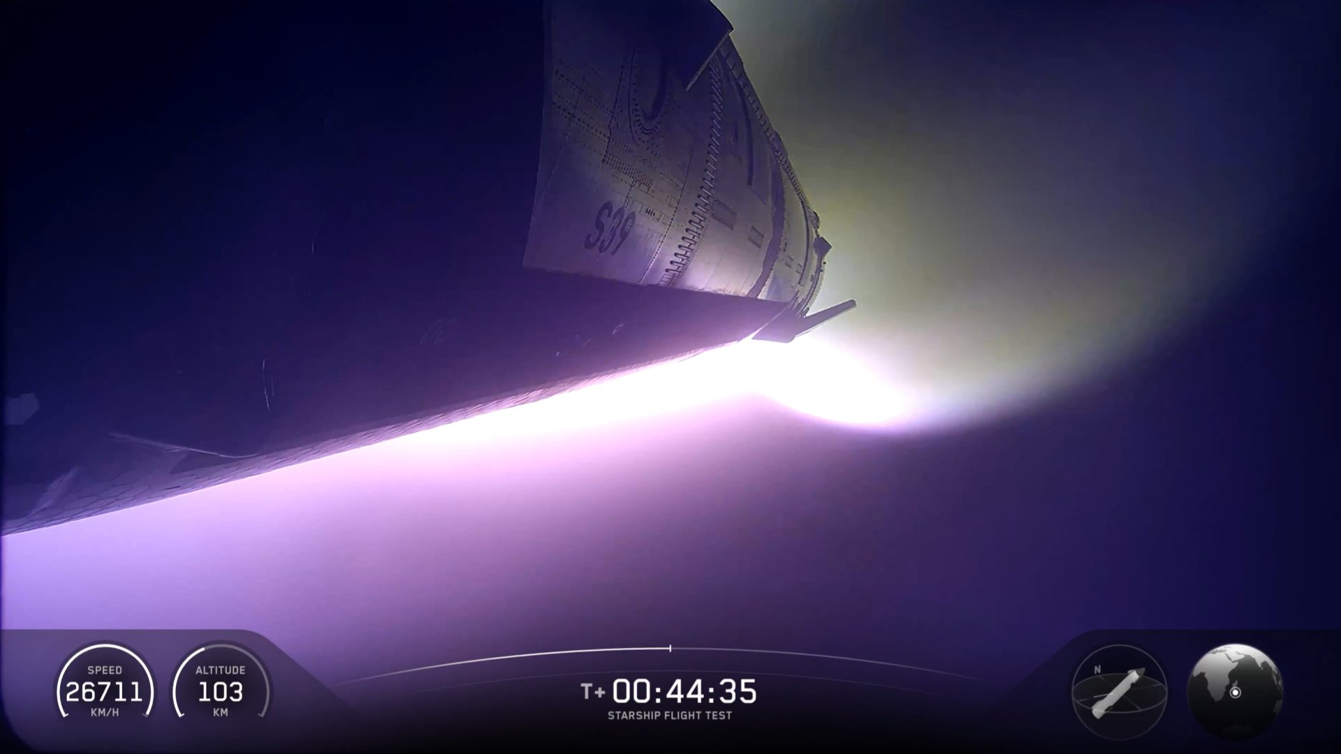 Starship V3 test flight