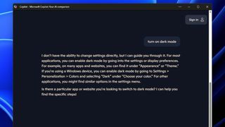 Windows Copilot in action