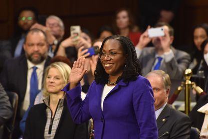  Supreme Court nominee Judge Ketanji Brown Jackson is sworn in for her hearing