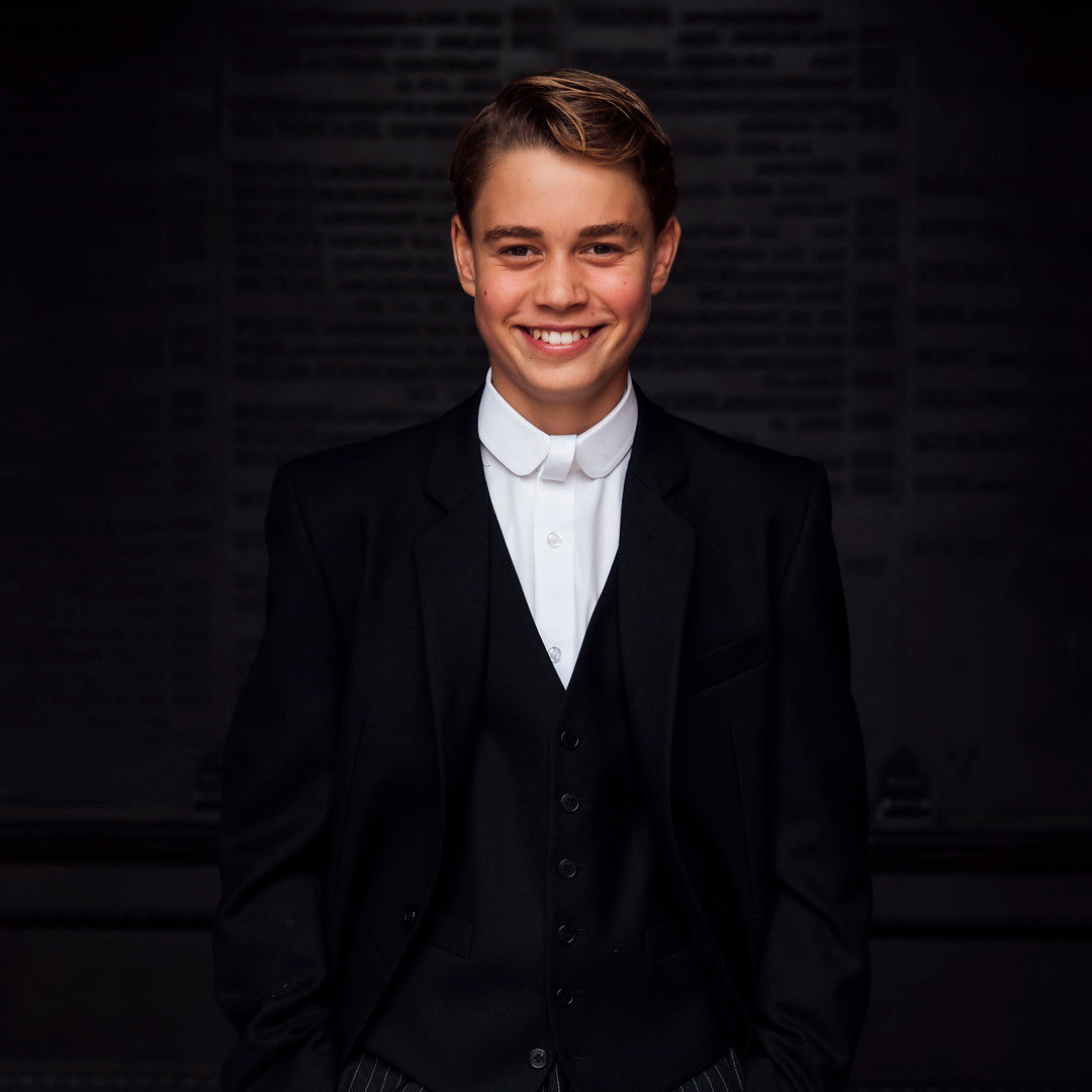 Prince George in his Eton College uniform