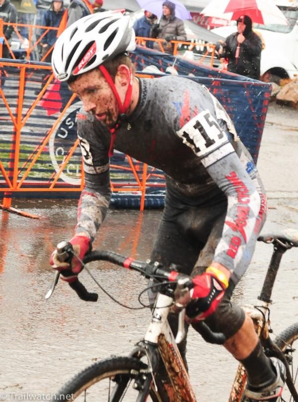 Andrew Dillman (Prochain Cycling) on his way to a 3rd place finish