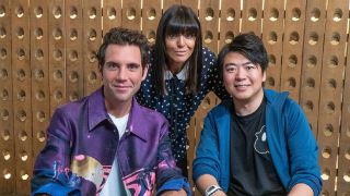 Mika, Claudia Winkleman, and Lang Lang in competition series The Piano