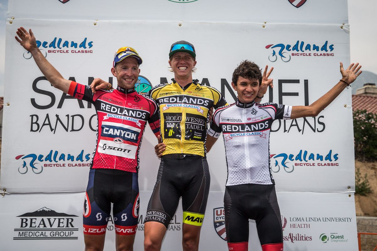 The jersey leaders after stage 3