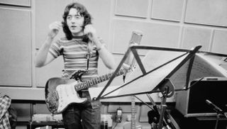 Rory in the studio, July, 1973