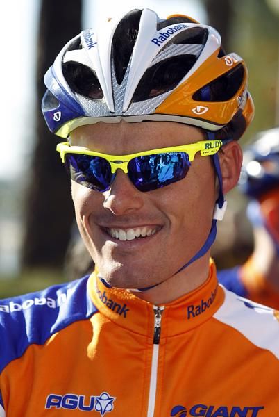 Luis Leon Sanchez in his new Rabobank colours.