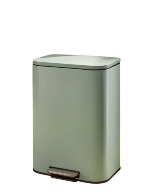 Sage Green 50l Soft Close Pedal Bin