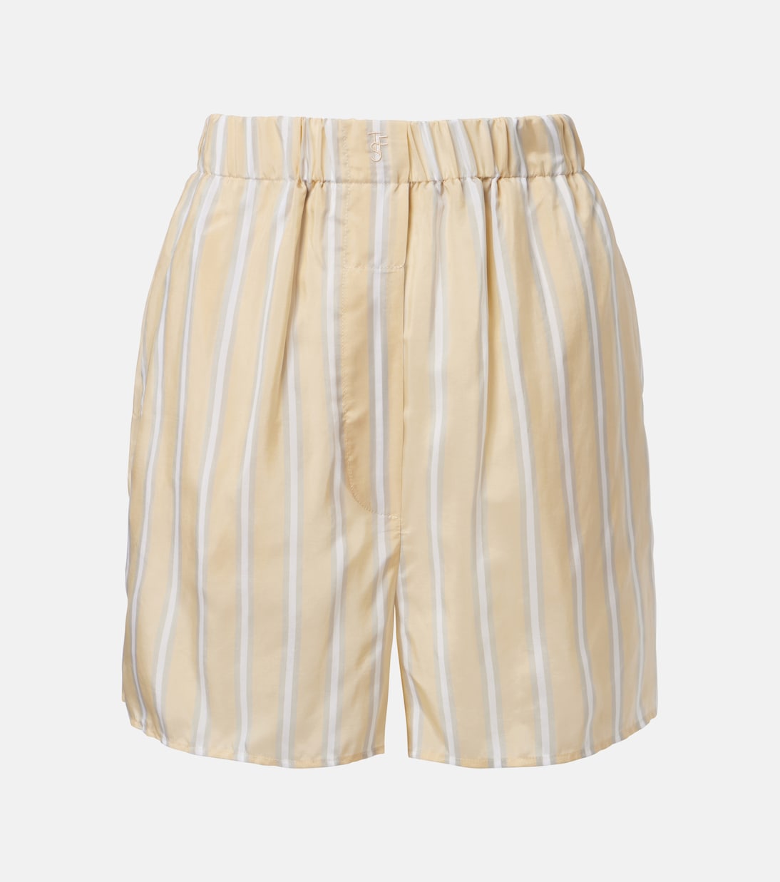 Lui Striped Shorts in Yellow - the Frankie Shop