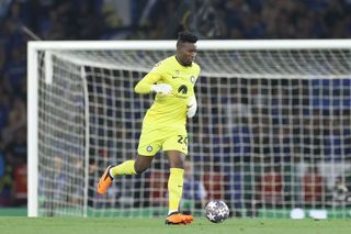 Manchester United goalkeeper target Andre Onana of FC Internazionale controls the ball during the UEFA Champions League 2022/23 final match between FC Internazionale and Manchester City FC at Ataturk Olympic Stadium on June 10, 2023 in Istanbul,